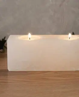 Solné lampy Wagner Life Twin Cube White Line držák čajové svíčky