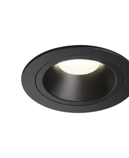 LED podhledová svítidla SLV BIG WHITE NUMINOS DL M vnitřní LED zápustné stropní svítidlo černá/černá 4000 K 20° včetně listových pružin 1003889