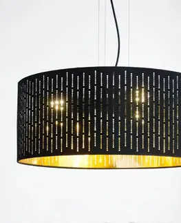 Závěsná světla EGLO Varillas závěsné světlo, černá/zlatá, 53 cm