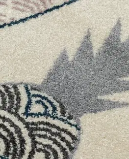 Koberce a koberečky Dywany Lusczow Dětský koberec Pineapple krémový, velikost 120x170