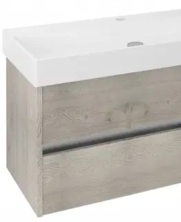 Koupelnový nábytek SAPHO NIRONA umyvadlová skříňka 95x51,5x43 cm, dub Mocca NR100-1212