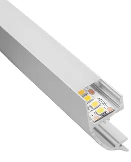Profily CENTURY AL PROFIL pro LED pásek 10mm nástěnný opálový kryt IP20 délka 2m CEN KPRVE-4217