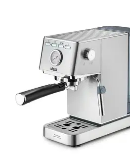 Automatické kávovary Ufesa CE8030 MILAZZO espresso pákový kávovar, stříbrná