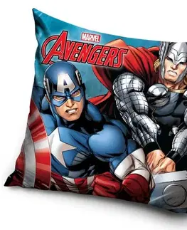 Povlečení Carbotex Povlak na polštářek Avengers Kapitán Amerika a Thor, 40 x 40 cm