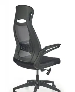 Kancelářské židle HALMAR Kancelářská židle Solare černo-šedá