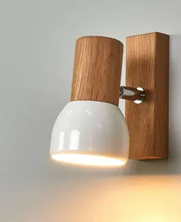 Nástěnná svítidla Spot-Light Svenda - nástěnné bodové svítidlo dub olejovaný