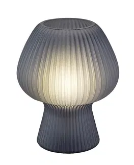 Lampy na noční stolek Rabalux stolní lampa Vinelle E14 1x MAX 60W kouřové sklo 74024