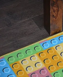 Koberce a koberečky Dywany Lusczow Dětský kusový koberec LEGO zelený, velikost 200x350