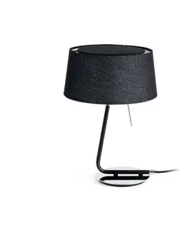 Designové stolní lampy FARO HOTEL černá stolní lampa