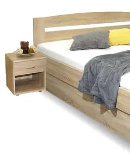 s úložným prostorem Rozšířená postel s úložným prostorem Maria 200x210