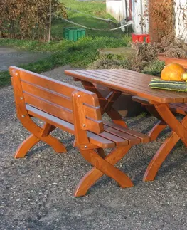 Lavice dřevěné ArtRoja Zahradní lavice STRONG MASIV | 160cm