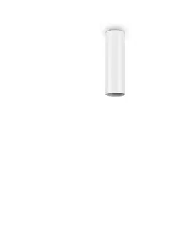 Moderní bodová svítidla Stropní svítidlo Ideal Lux Look PL1 H20 Bianco 233079 GU10 1x28W IP20 20cm bílé