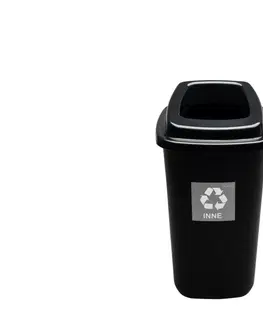 Odpadkové koše PLAFOR - Koš odpadkový černý 45l