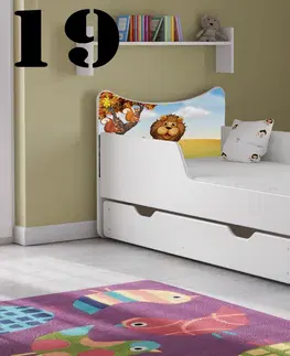 Postele Detská posteľ SMB - zvieratá Provedení: Obrázek č.17