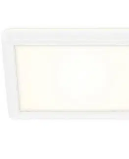 LED stropní svítidla BRILONER Slim svítidlo LED panel, 19 cm, 1400 lm, 12 W, bílé BRILO 7153-416