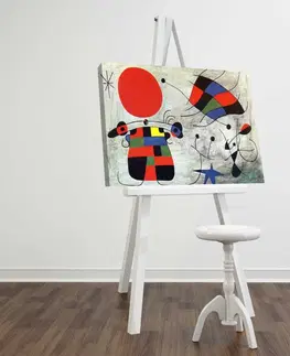 Obrazy Wallity Reprodukce obrazu Joan Miró 078 45 x 70 cm