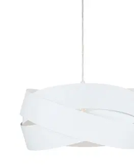 Moderní závěsná svítidla ZUMALINE 1113 závěsné svítidlo TORNADO 40 cm bílá