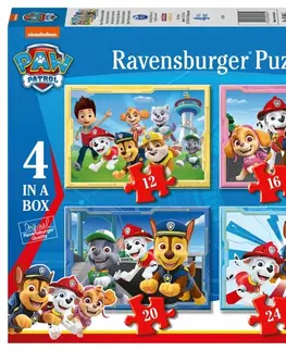 Hračky puzzle RAVENSBURGER - Tlapková patrola 4 v 1