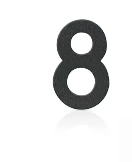 Čísla domů Heibi Nerezová domovní čísla číslice 8, grafit šedý