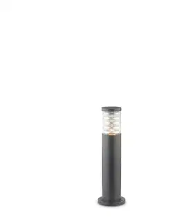 Stojací svítidla Venkovní sloupkové svítidlo Ideal Lux Tronco PT1 H40 Nero 248295 E27 1x60W IP54 40,5cm černé