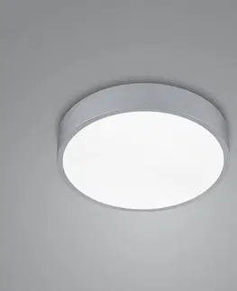 Stropní svítidla Trio Lighting Stropní svítidlo LED Waco, CCT, Ø 31 cm, titanová barva