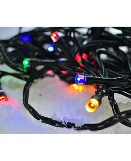 Vánoční dekorace Solight Vánoční řetěz 200 LED barevný, 20 m
