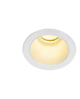LED podhledová svítidla SLV BIG WHITE HORN MAGNA LED venkovní svítidlo k zabudování do stropu bílá, 3000K, 25° 1002591