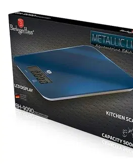 Kuchyňské váhy Váha kuchyňská digitální 5 kg Aquamarine Metallic Line