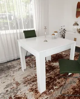Kuchyňské a jídelní stoly Jídelní stůl SINGLE bílý