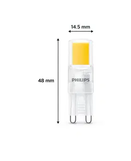 LED žárovky Philips Philips LED žárovka G9 2W 220lm 2 700K čirá 3ks