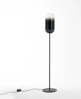 Designové stojací lampy Artemide Gople stojací lampa - černá / modrá 1410350A