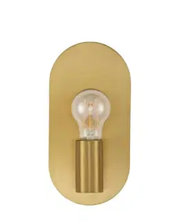 Industriální nástěnná svítidla NOVA LUCE nástěnné svítidlo ROYAL zlatý kov E27 1x12W 230V IP20 bez žárovky 9501244