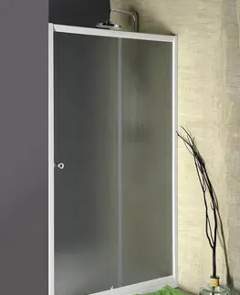 Sprchové kouty AQUALINE AMADEO posuvné sprchové dveře 1000 sklo Brick BTS100