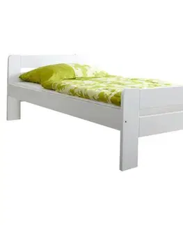 Jednolůžkové postele Lakovaná Postel Z Masívu Bert - 100x200cm