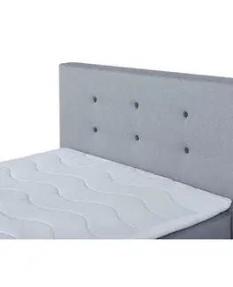 Americké postele Boxspring Postel 90x200cm, Sivá