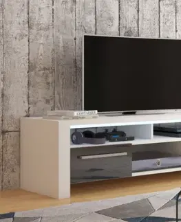 TV stolky WIP TV STOLEK ROCKY Barva: Bílá / černý lesk