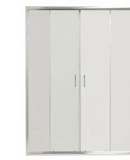 Sprchové kouty HOPA Sprchové dveře VILAR BARVA rámu Hliník leštěný, Rozměr A 150 cm, Rozměr C 190 cm, Směr zavírání Univerzální Levé / Pravé, Výplň Čiré bezpečnostní sklo 6 mm OLBENW102915CC