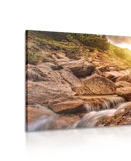 Obrazy vodopád Obraz vysokohorské vodopády