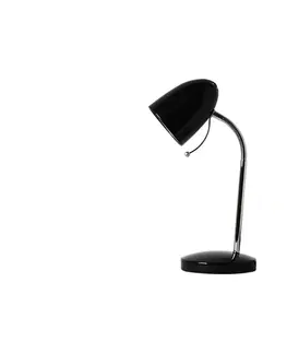 Lampy  B.V.  - Stolní lampa 1xE27/36W/230V černá/chrom 