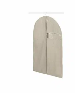 Úložné boxy Compactor Obal na obleky a krátké šaty Sandy 60 x 100 cm, béžová
