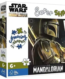 Hračky puzzle TREFL - Puzzle 160 XL Super Shape - Mandalorian / Lucasfilm Star Wars Mandalorian FSC Mix 70%