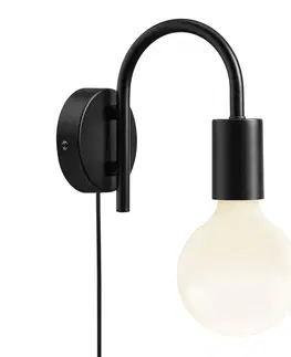 Nástěnné lampy ve skandinávském stylu NORDLUX Paco nástěnné svítidlo černá 2112071003