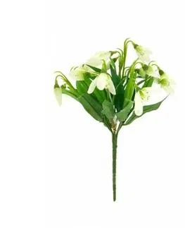 Květiny Umělý svazek Sněženek, 27 cm
