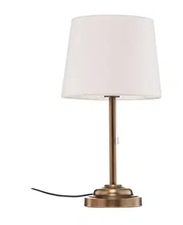 Stolní lampy Lindby Stolní lampa Lindby Alomira, 52 cm, mosaz