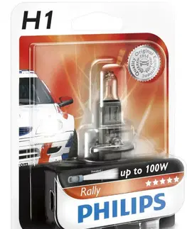 Autožárovky Philips H1 Rally 12V 100W P14,5s nemá homologaci 12454RAB1