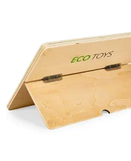 Živé a vzdělávací sady Dřevěný vzdělávací tablet a magnetická tabule ECOTOYS