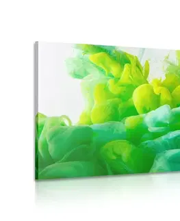 Abstraktní obrazy Obraz inkoust v zelených odstínech