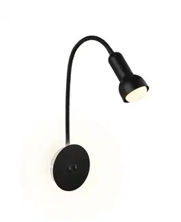 LED bodová svítidla BRILONER Přímé a nepřímé osvětlení nástěnné svítidlo, 39 cm, 1x E14, max. 10W, černá BRI 2178015