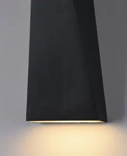 Venkovní nástěnná svítidla Maytoni Venkovní nástěnné světlo LED Times Square černé