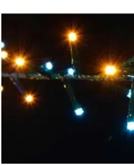 LED řetězy Giocoplast Venkovní LED světelný řetěz girlandový, 9m/360 LED teplá bílá+studená bílá